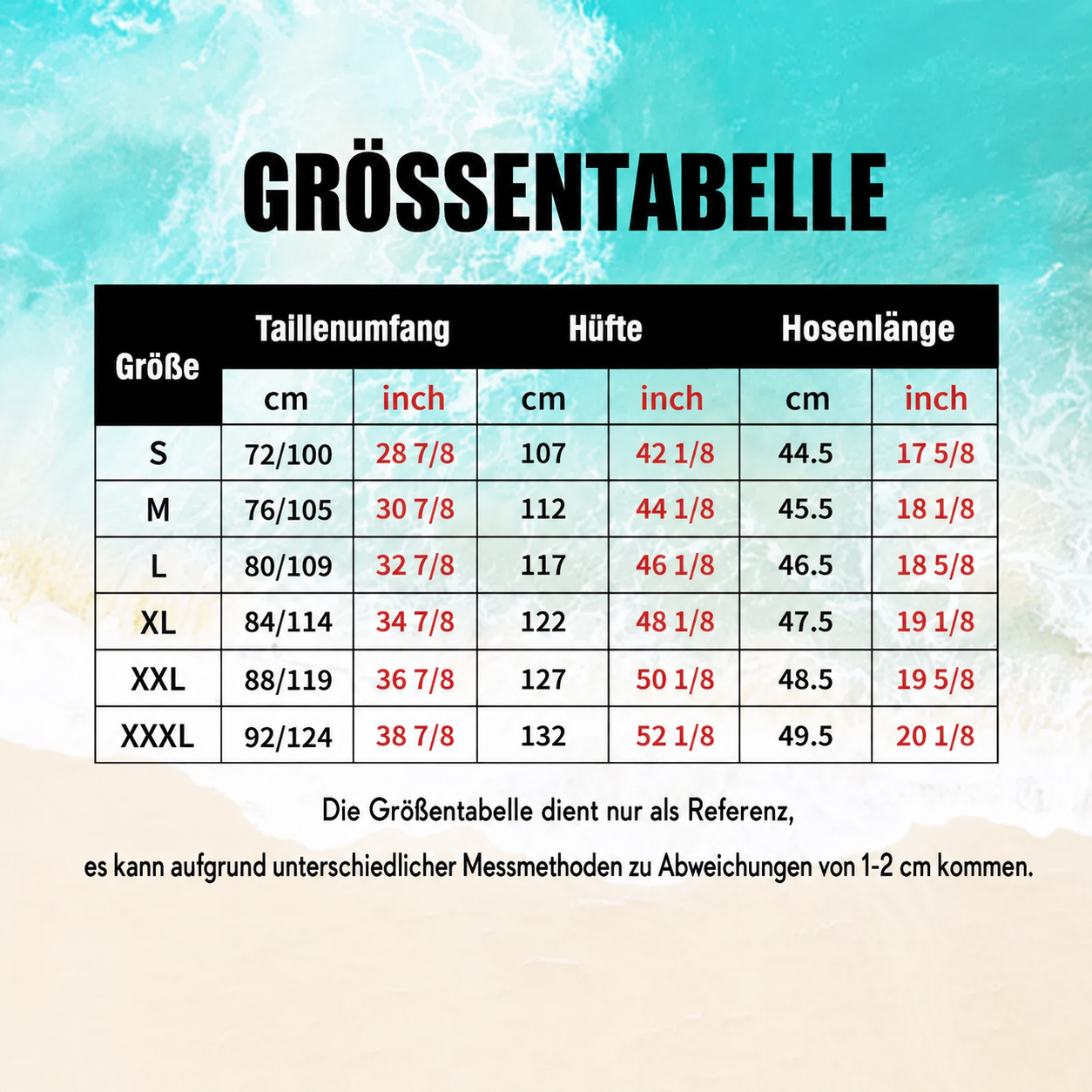 Lustige Herren-Badeshorts mit optischer Täuschung – Perfekt für Party & Urlaub